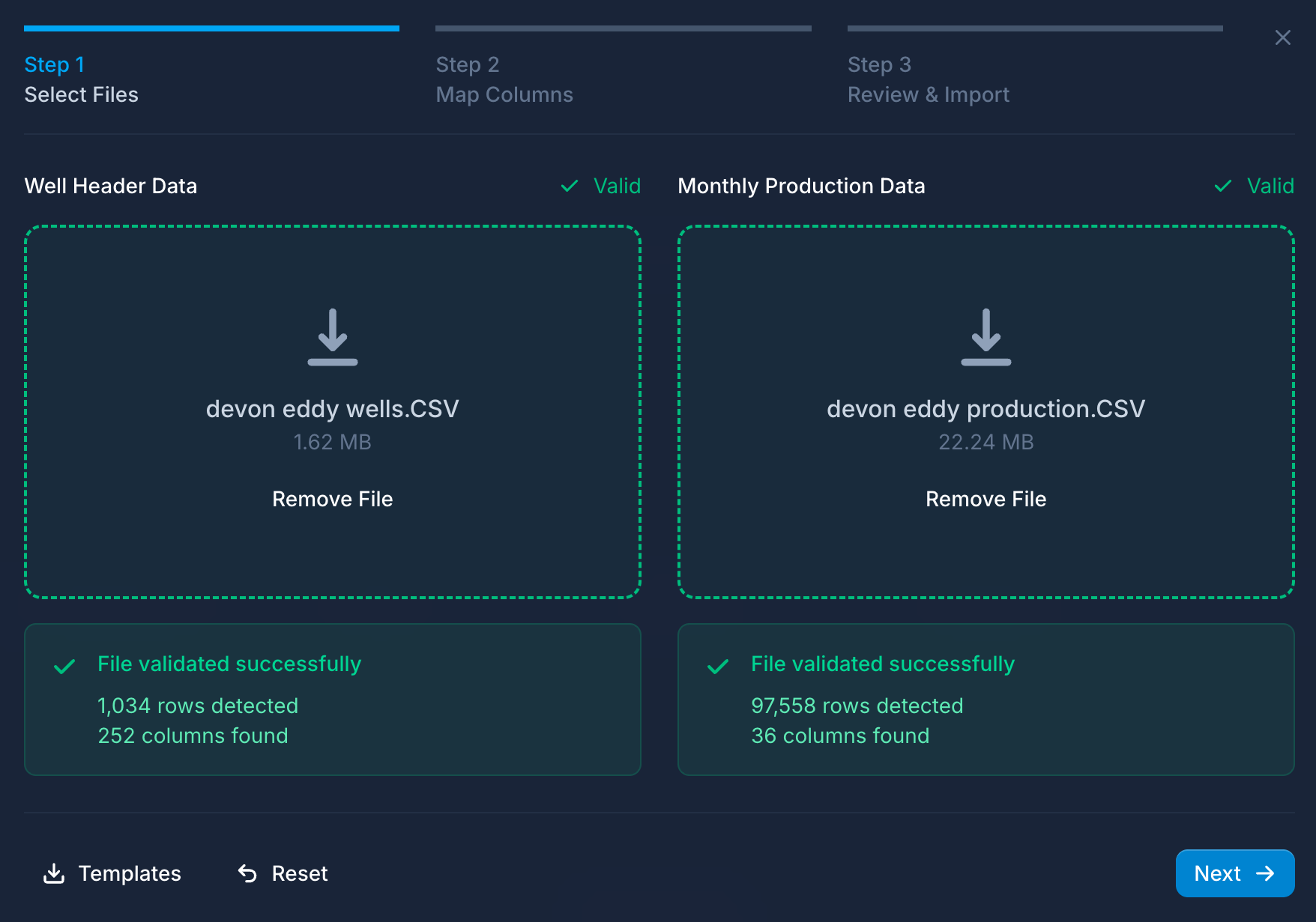ReservoirWave data coverage map